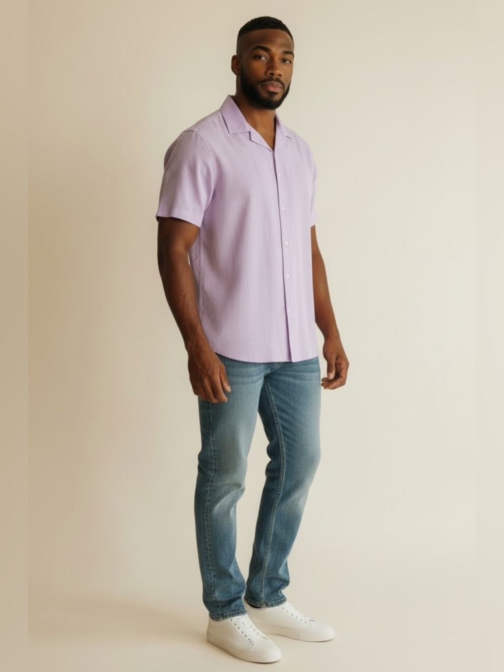 Men's Murano Liquid Luxury Fit New Hybrid Short Sleeve Button Front Shirt NEW